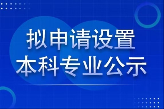 beat365在线体育官网2024年度拟申请设置本科专业公示